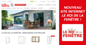 nouveau site internet Le Roi de la Fenêtre