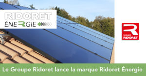 marque Ridoret Énergie - panneaux photovoltaïques