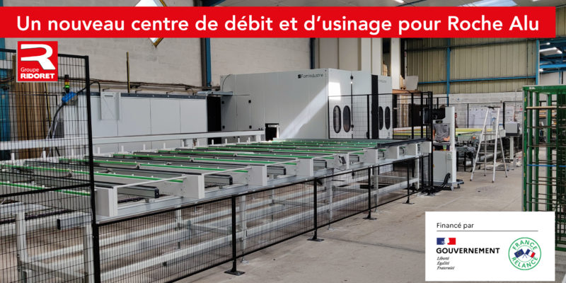 Centre de débit et d'usinage pour la fabrication de menuiseries aluminium