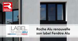 façade d'un bâtiment avec des fenêtres en aluminium